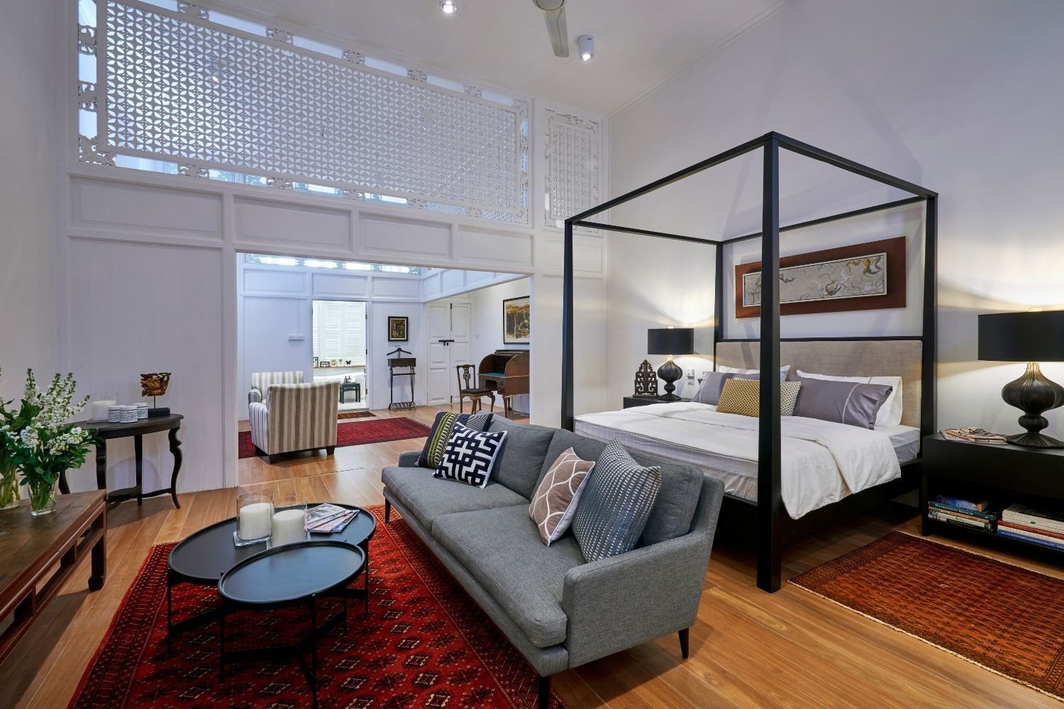 This Kimberley Street home showcases mid-century pieces with heritage features (Photo: Chris Leong)