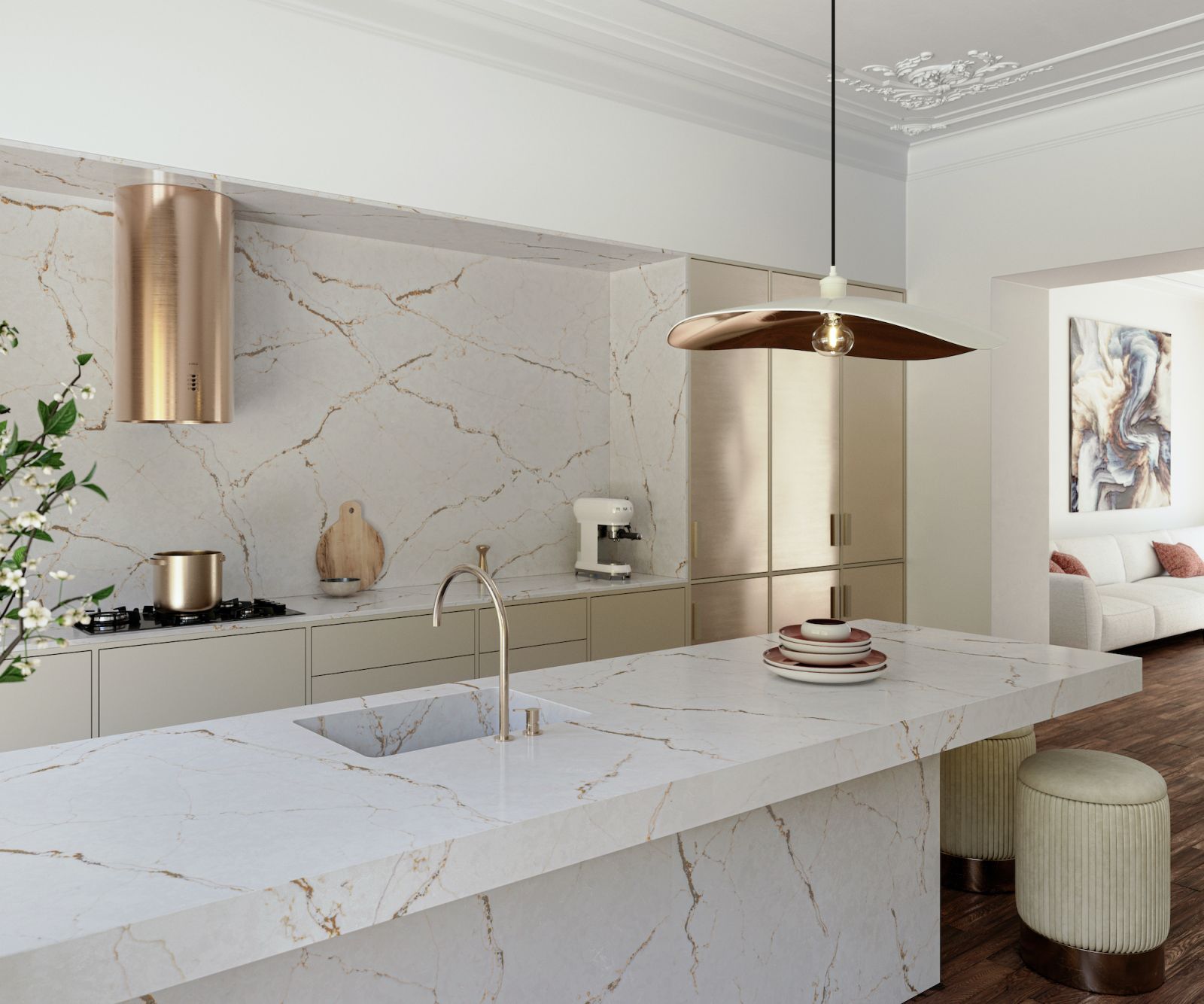 Silestone Le Chic Versaille Ivory