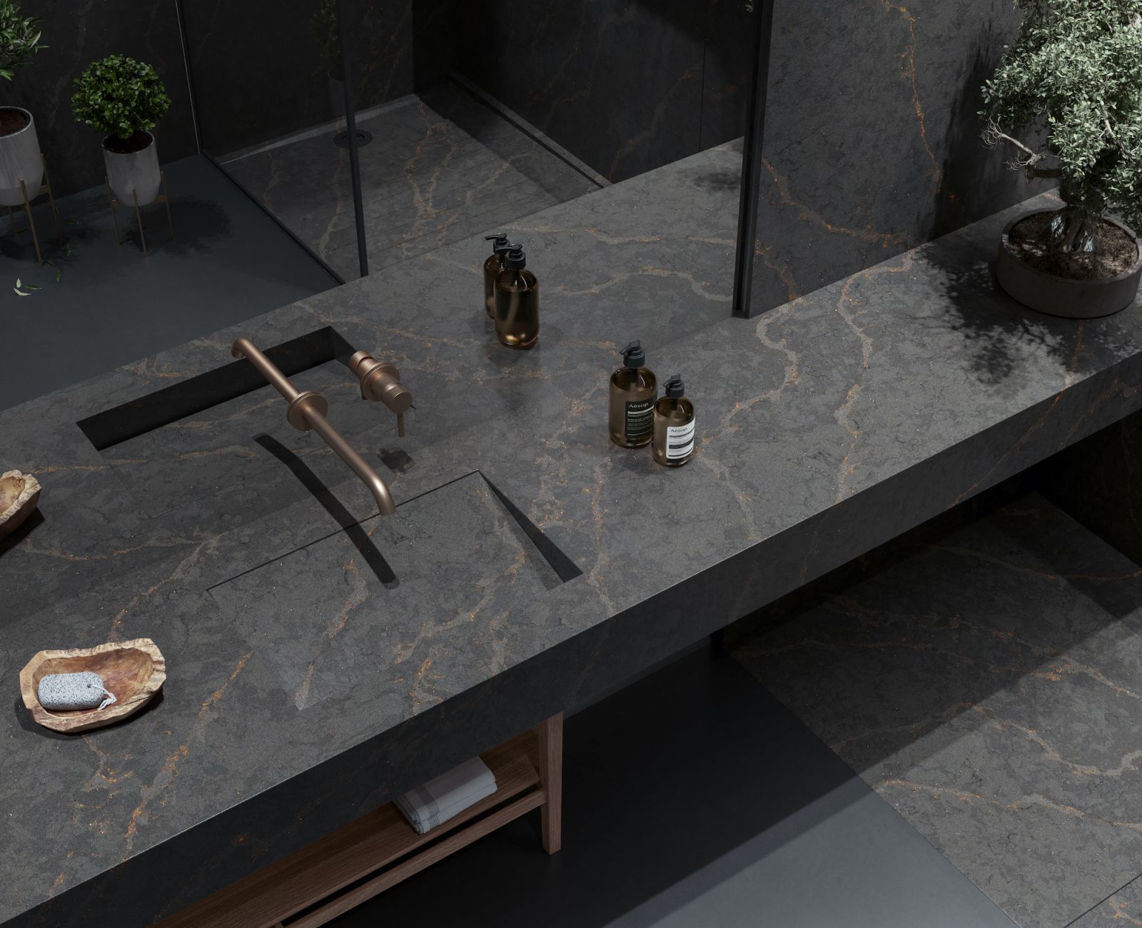 Silestone Le Chic Bohemian Flame
