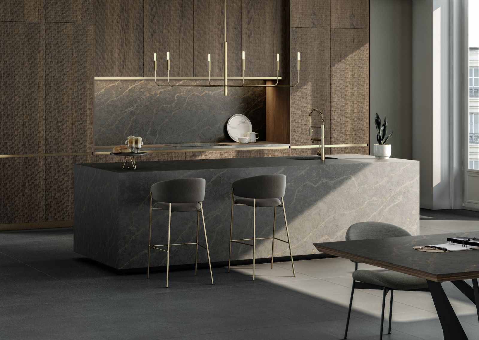 Silestone Le Chic Bohemian Flame