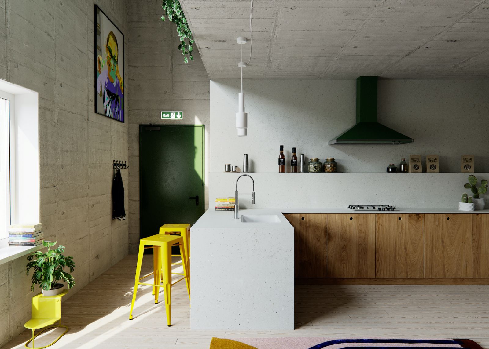 Silestone Urban Crush Lime Delight