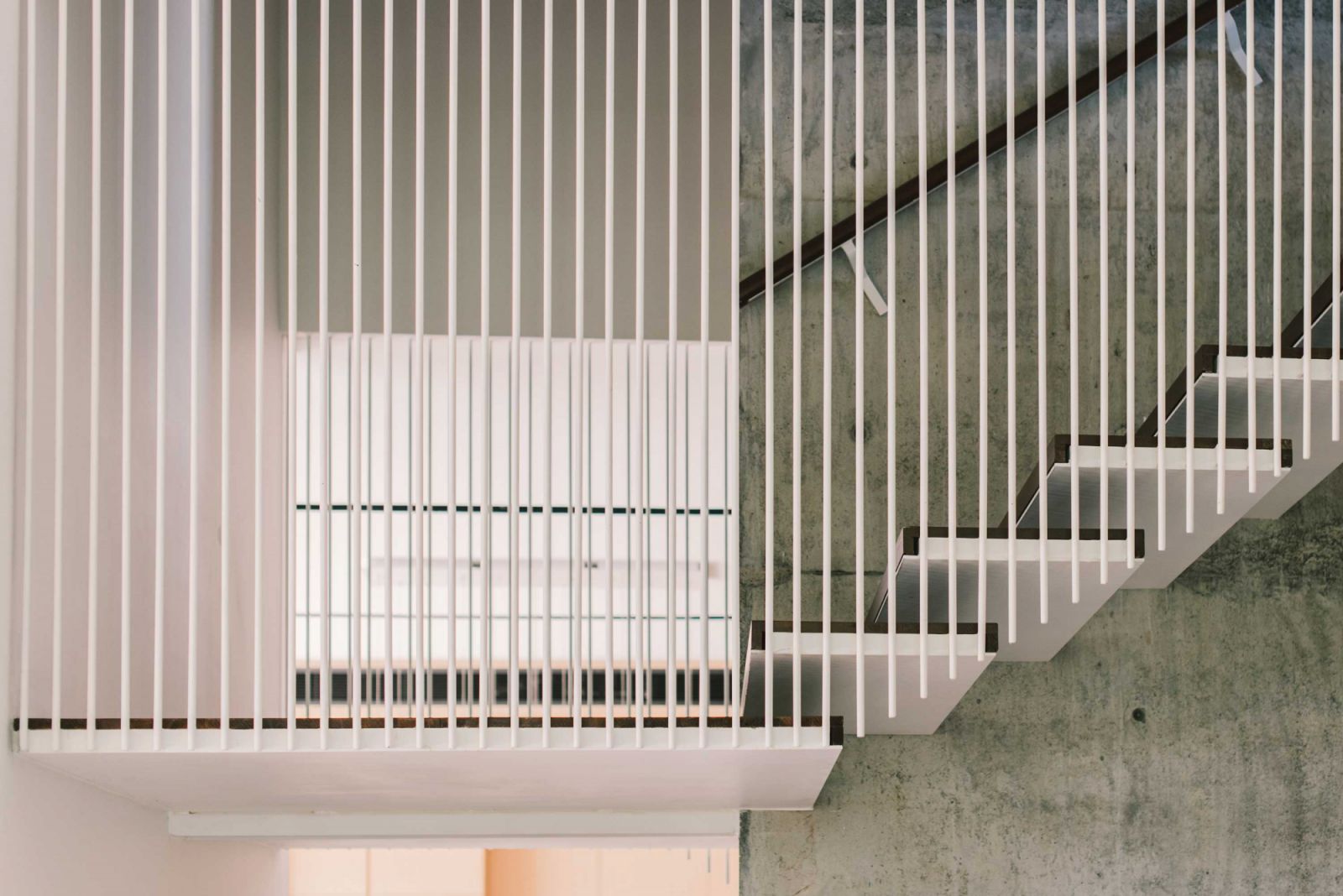 The floating staircase