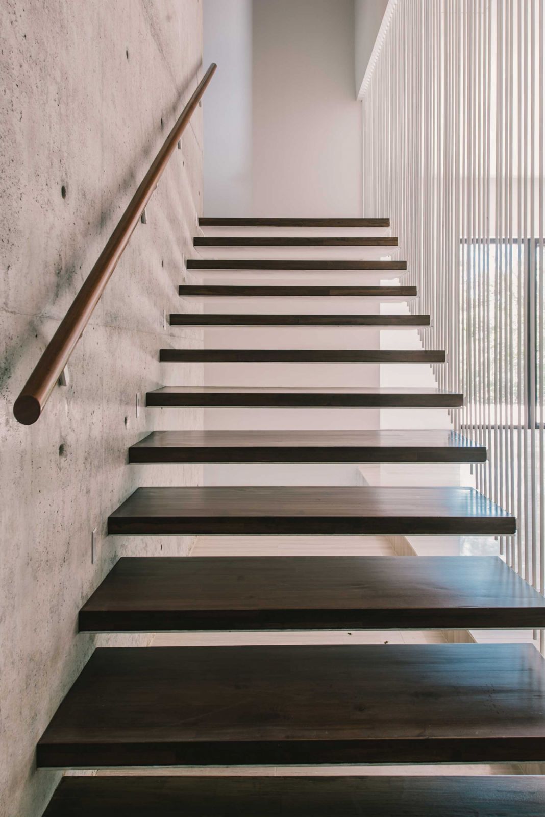 The floating staircase