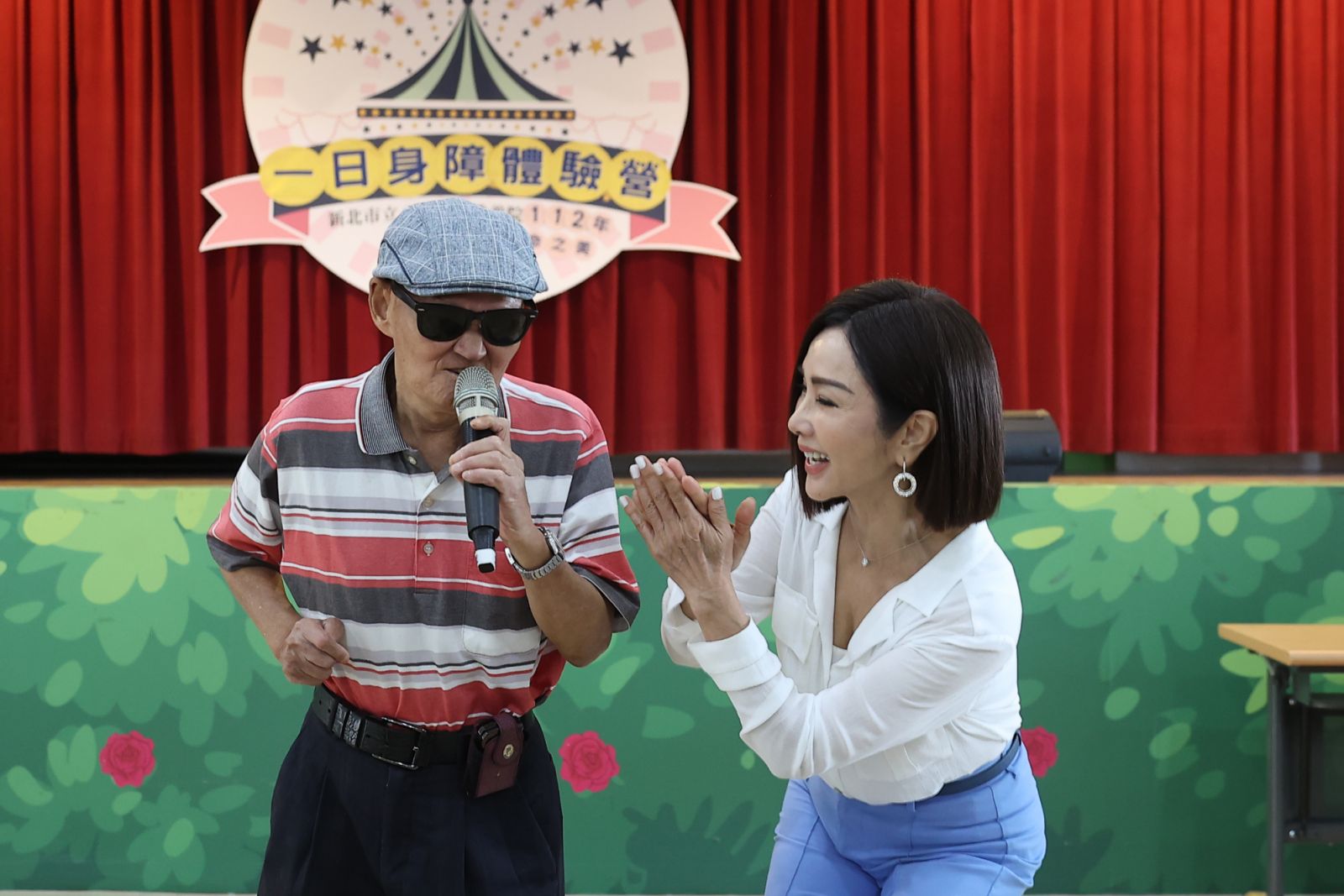 陳美鳳除了關懷弱勢長者族群，也帶著藝人前輩一同行善。