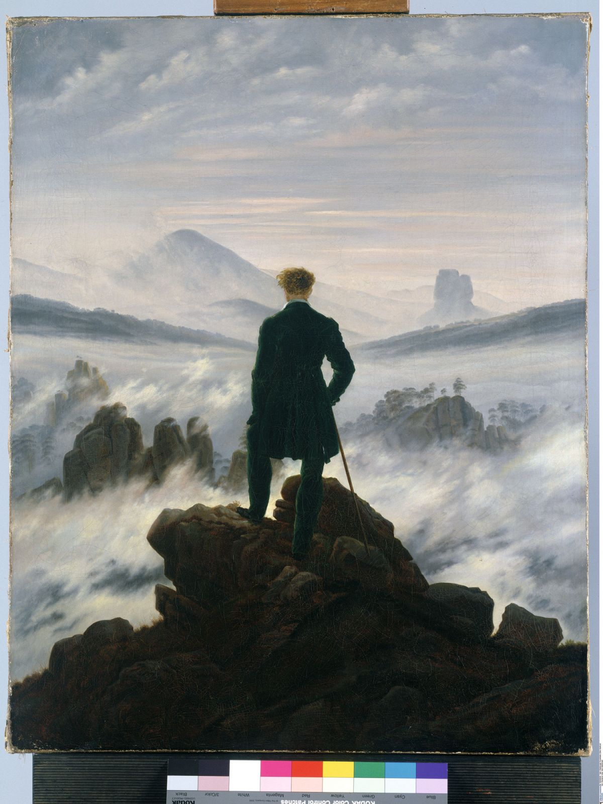 GemÃlde / Ã´l auf Leinwand (um 1817) von  <BR> Caspar David Friedrich [1774 - 1840]  <BR> BildmaÂ· 94,8 x 74,8 cm <BR> Inventar-Nr.: 5161 <BR> Person: Caspar David Friedrich [1774 - 1840], Deutscher Maler der Romantik <BR> Motiv 1 von 2 <BR> Systematik:  <BR> Personen / KÃnstler / Friedrich / Werke / Personen