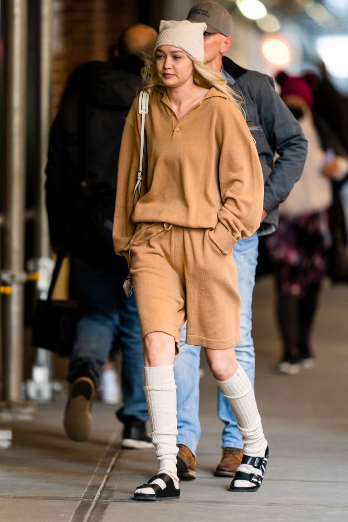 NEW YORK, NEW YORK - MARCH 21: Gigi Hadid is seen in Chelsea on March 21, 2022 in New York City. (Photo by Gotham/GC Images)