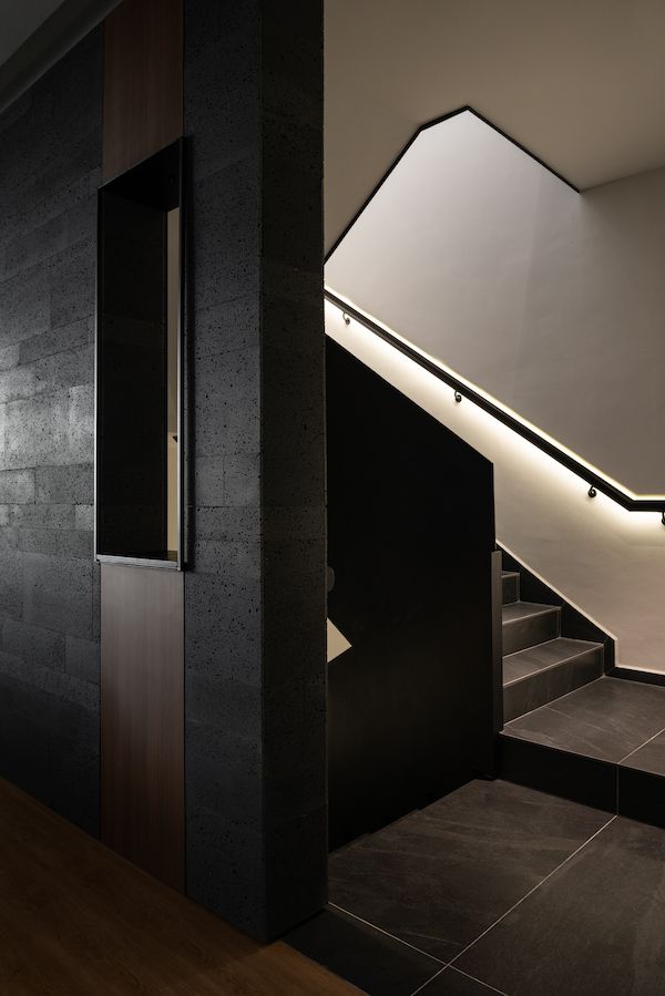 Detail of internal staircase