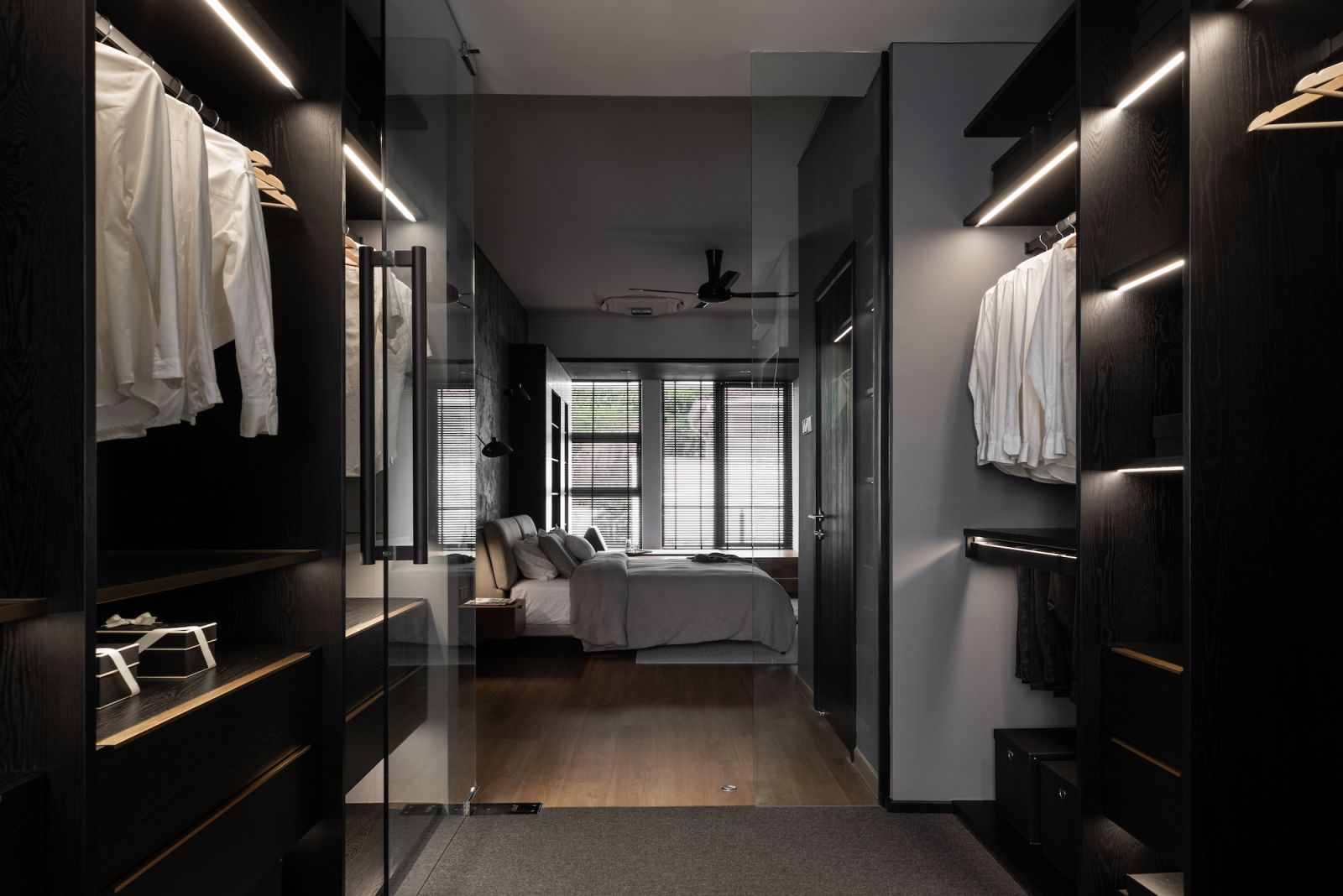 Walk-in wardrobe