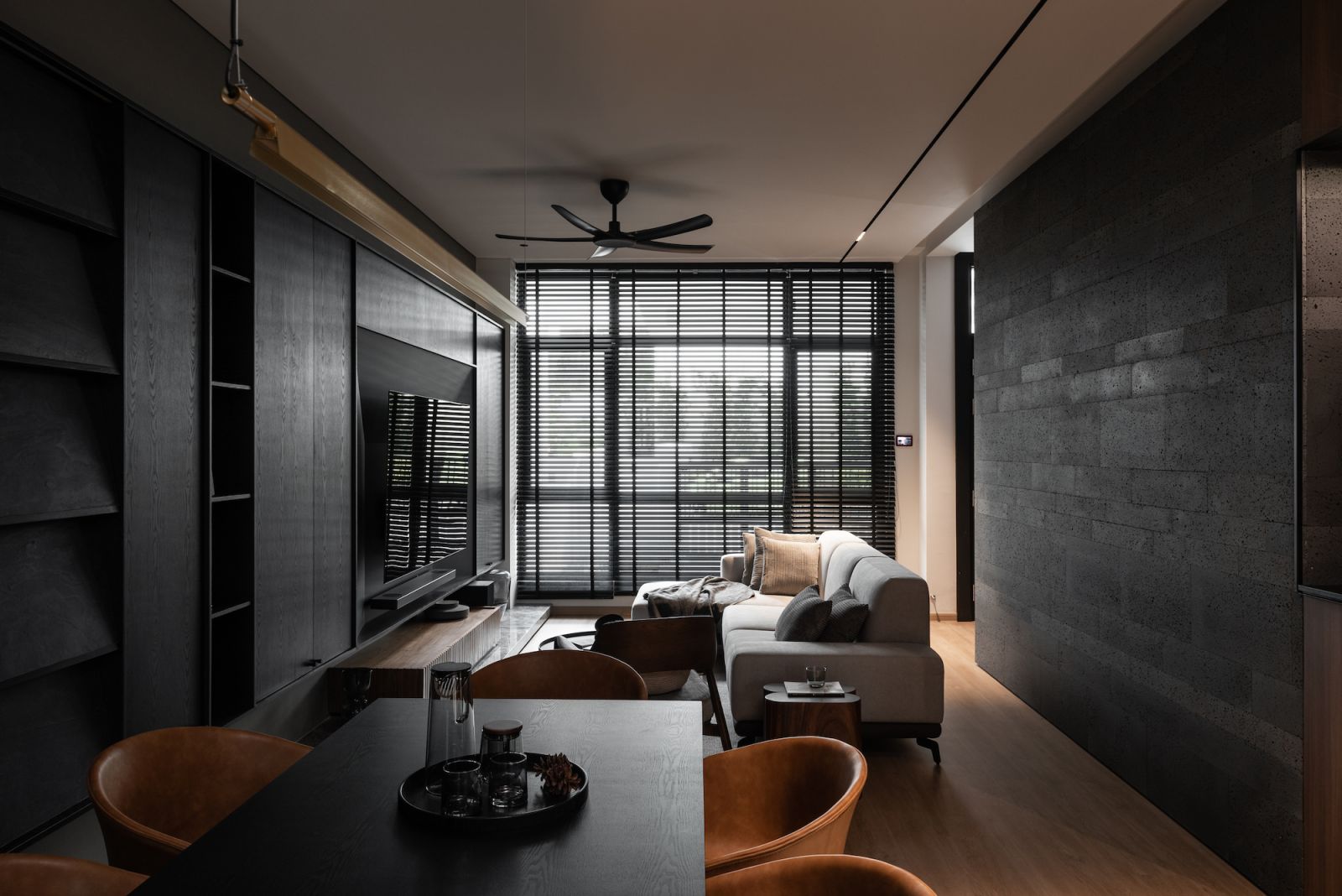 The living room