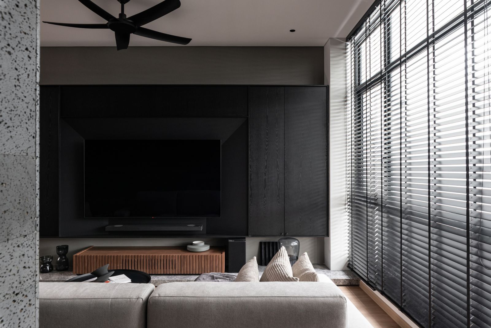 The living room