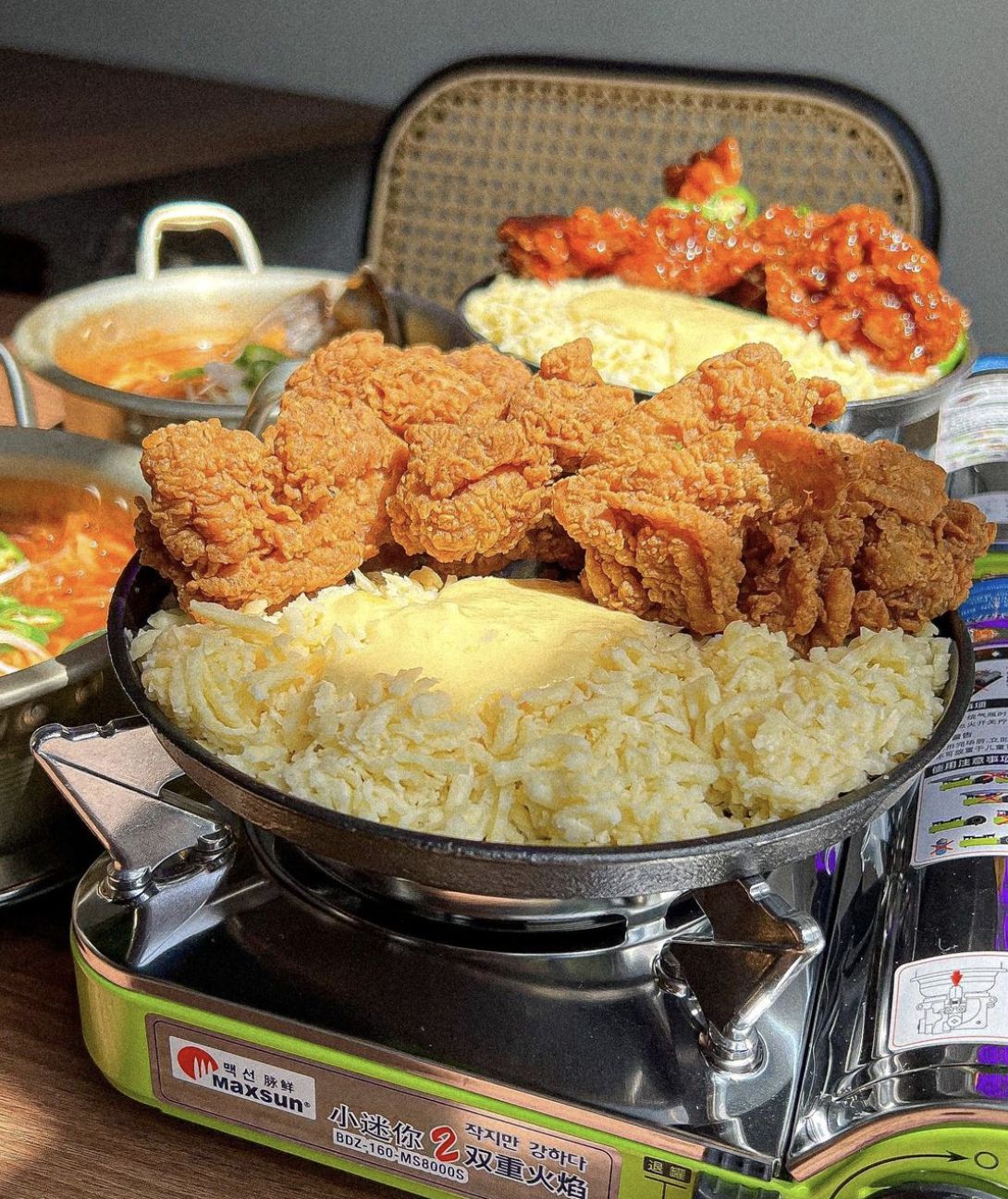 Cheesy fried chicken bumbuk (Photo: Instagram/@kfrymy)
