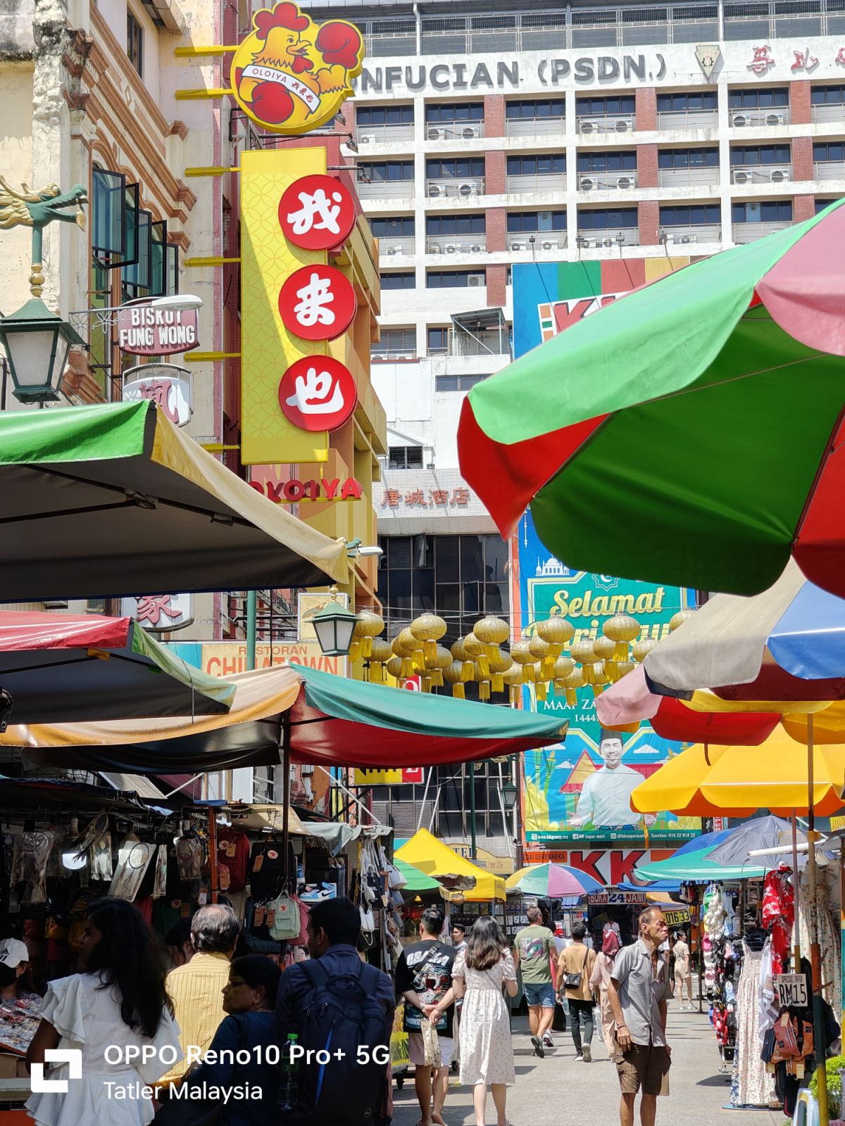 The Oppo Reno10 Pro+ 5G's main camera captured the splendid colours of Petaling Street (Photos: Chong Jinn Xiung)