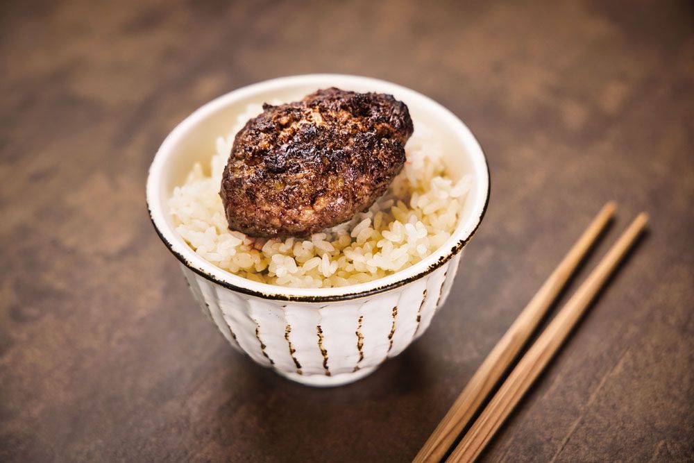 Gyu San hamburg with rice