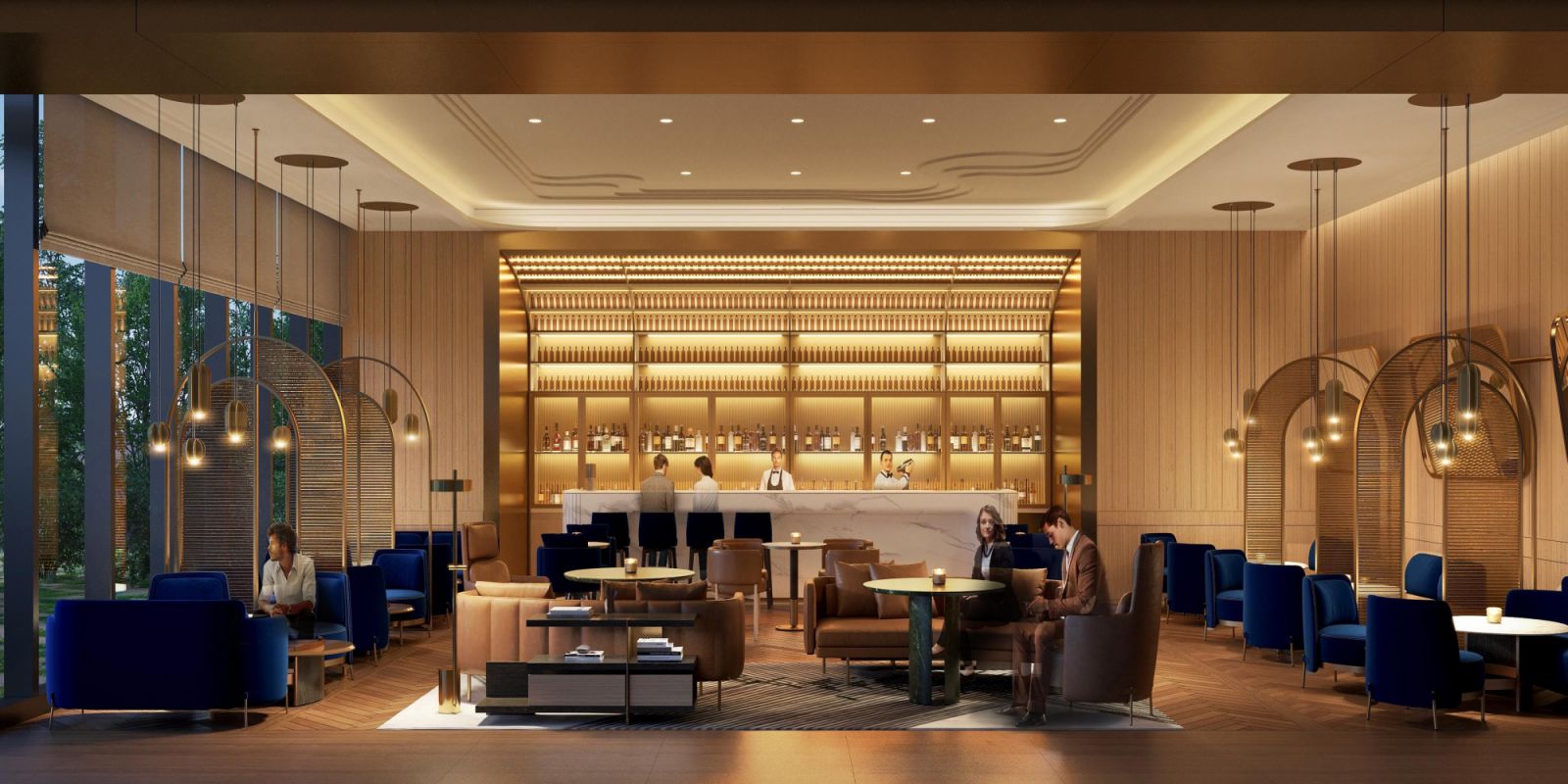 大廳酒廊（Photo: 台中勤美洲際酒店 InterContinental Taichung）