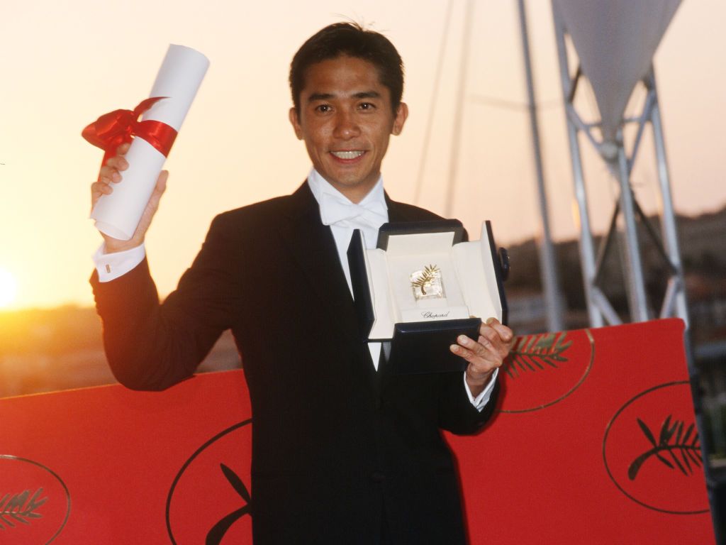 CANNES, FRANCE MAY 2000: Awarded actor Tony Leung Chiu Wai for "In The Mood For Love" attends the 53rd Cannes Film Festival in May 2000, in Cannes, France. (Photo by FocKan/WireImage)