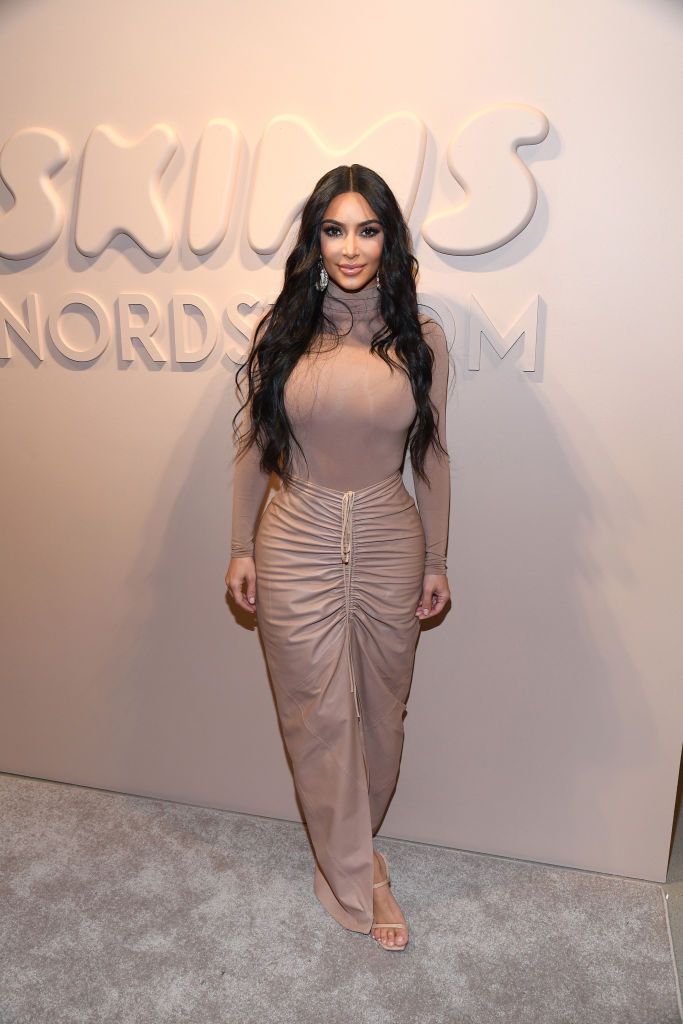 NEW YORK, NEW YORK - FEBRUARY 05: Kim Kardashian West celebrates the launch of SKIMS at Nordstrom NYC on February 05, 2020 in New York City. (Photo by Kevin Mazur/Getty Images for Nordstrom)
