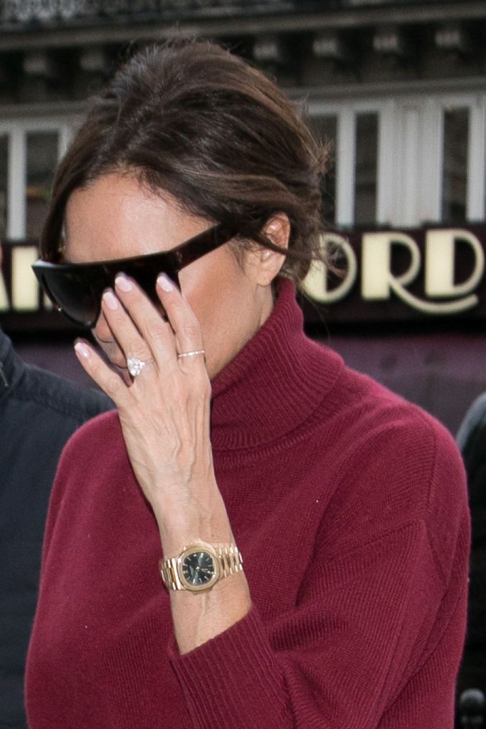 PARIS, FRANCE - MAY 03: Victoria Beckham is seen on May 3, 2017 in Paris, France. (Photo by Marc Piasecki/GC Images)
