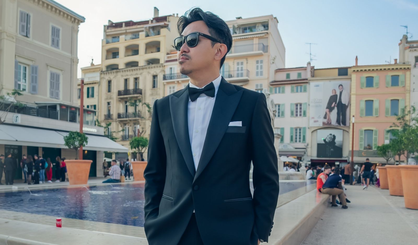 Jared Lee of Grim Film at the Cannes Film Festival 2023