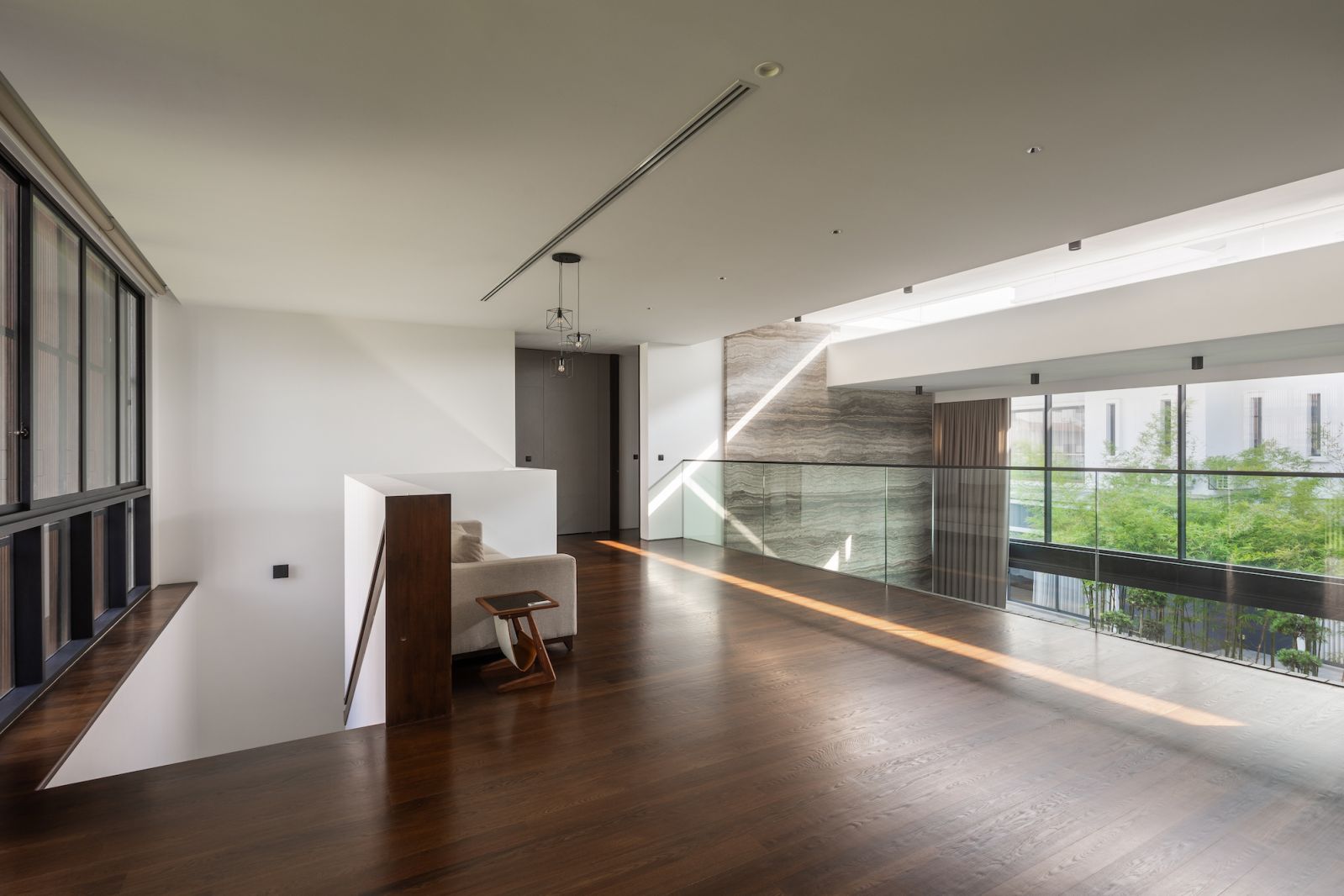 Upstairs mezzanine