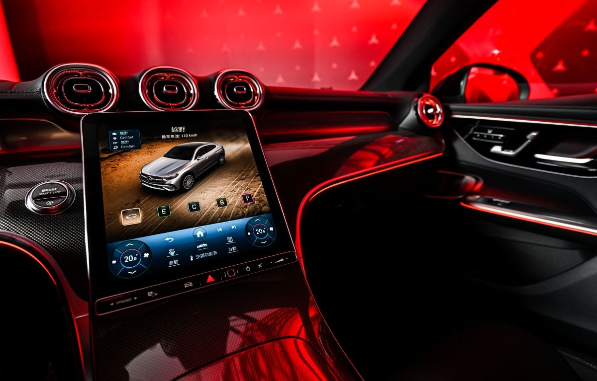 The new GLC Coupé 導入休旅車專屬越野駕駛模式。（Photo: Mercedes-Benz）