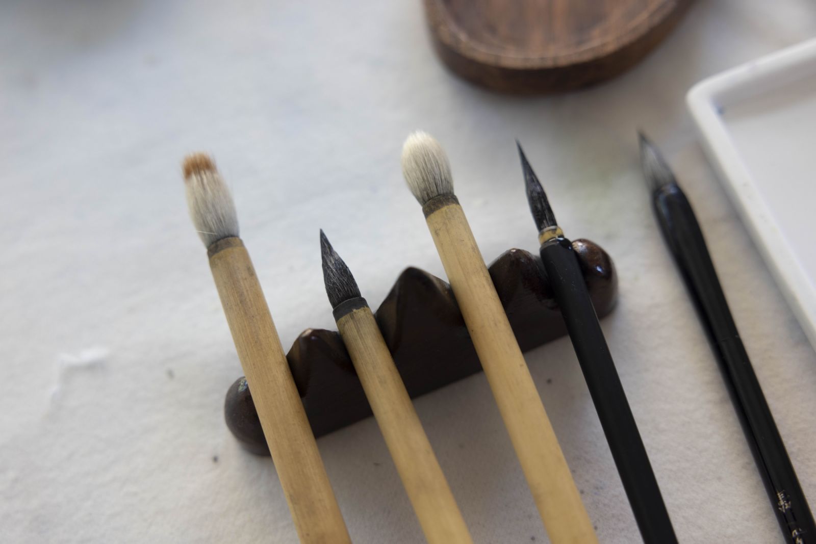 The artist's tools (Photo: Affa Chan)