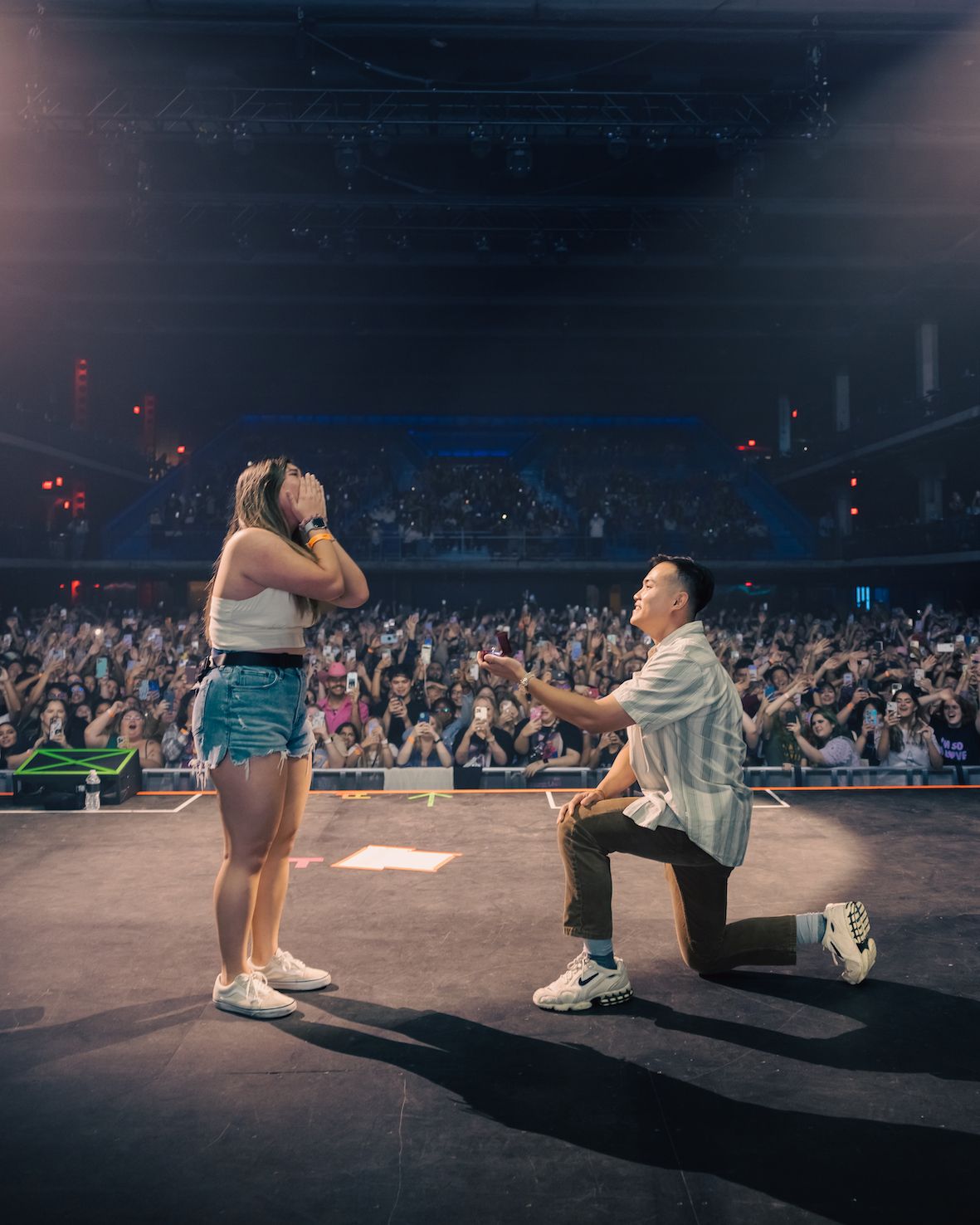 "This was a very memorable concert photo, he proposed on stage and she said yes." (Photo: Lee Yik Keat)