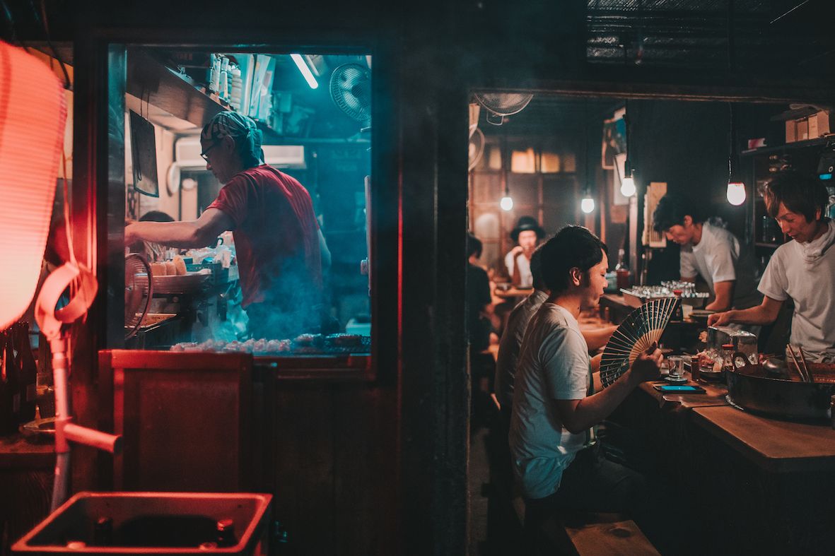 "One of my favourite shots as it depicts two different sides of life and story just separated by a thin wall." (Photo: Lee Yik Keat)