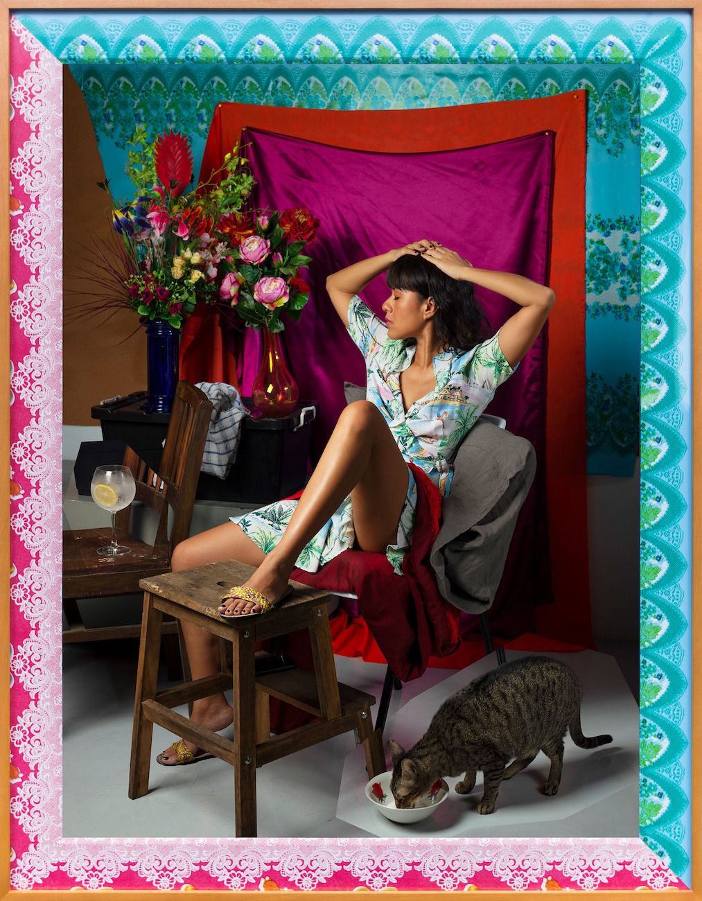 May in Manila/Hot Summer (After Balthus, Self-Portrait) (Photo: SIlverlens)