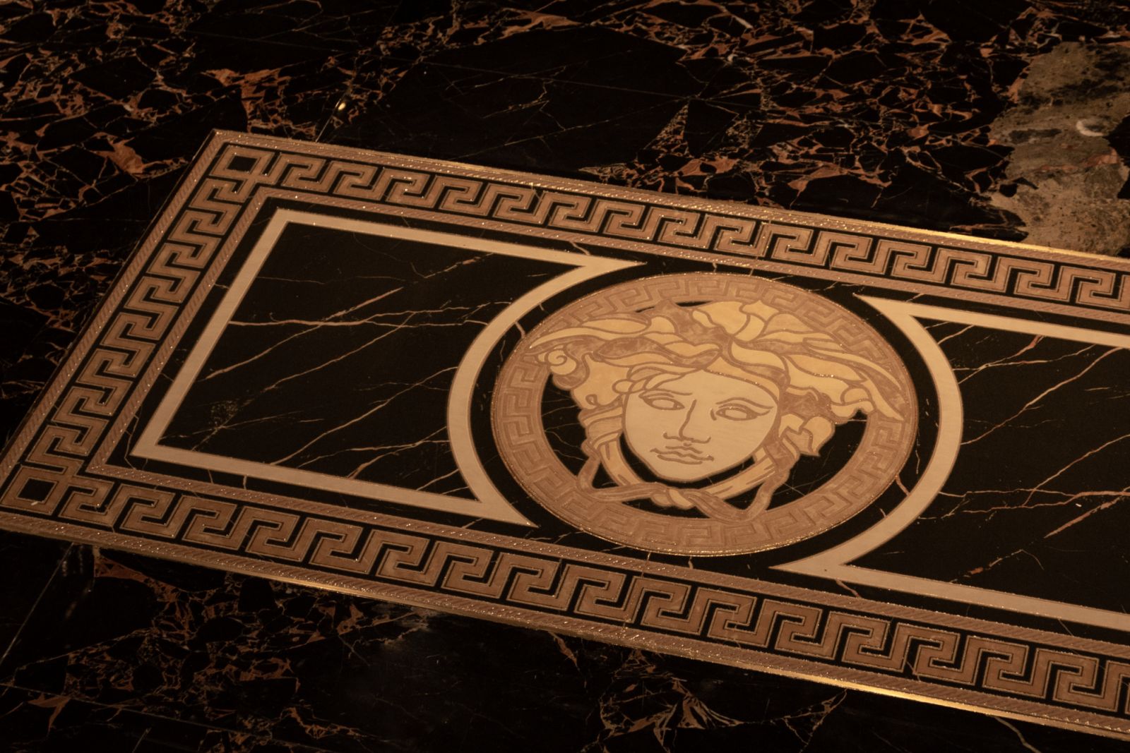 The Medusa is also underfoot