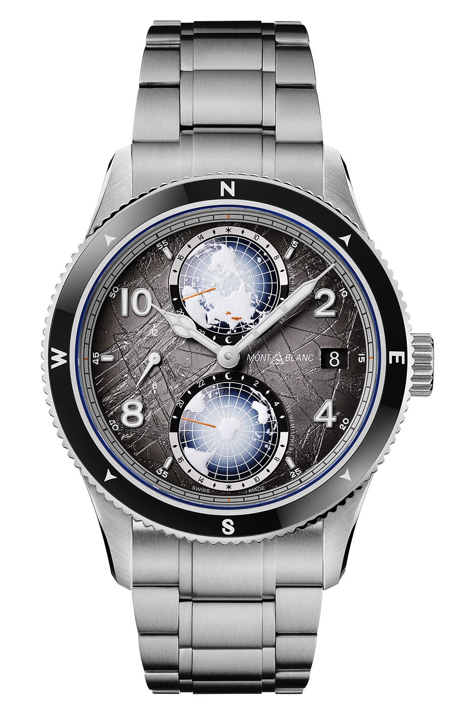 Montblanc 1858 Geosphere 0 Oxygen The 8000 42mm (Photo: courtesy of Montblanc)