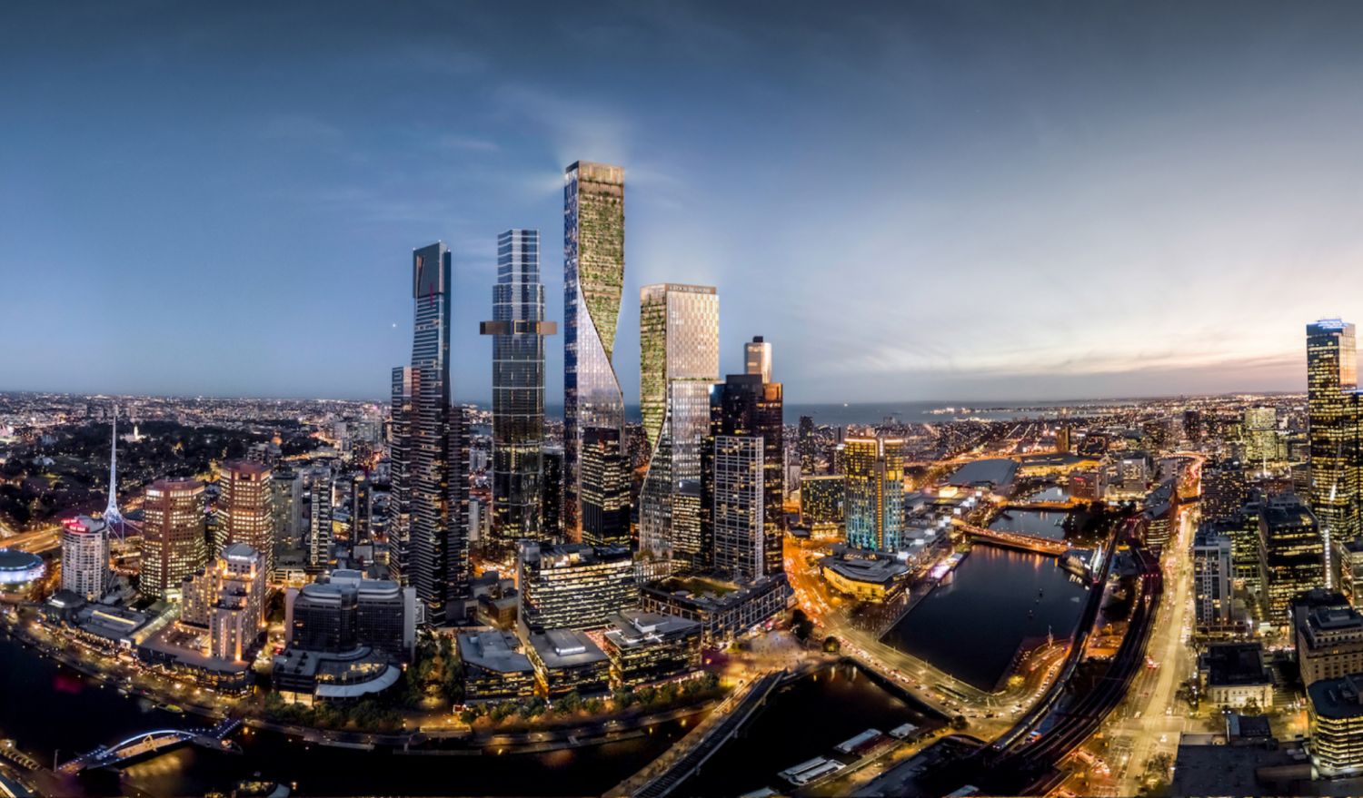 Artist's impression of STH BNK by Beulah, Melbourne, Australia