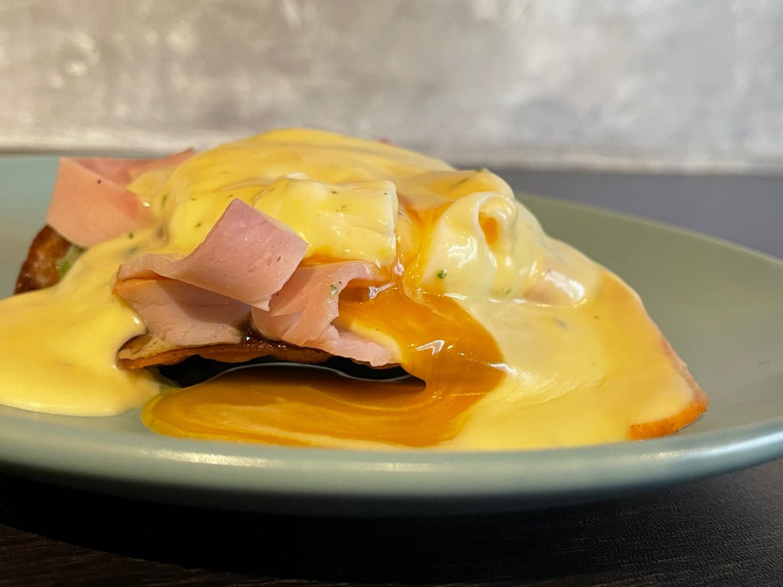 Taqueria Franco eggs benedict tostada