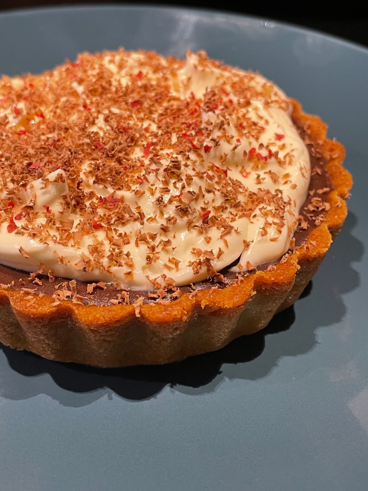 Taqueria Franco hot chocolate tart