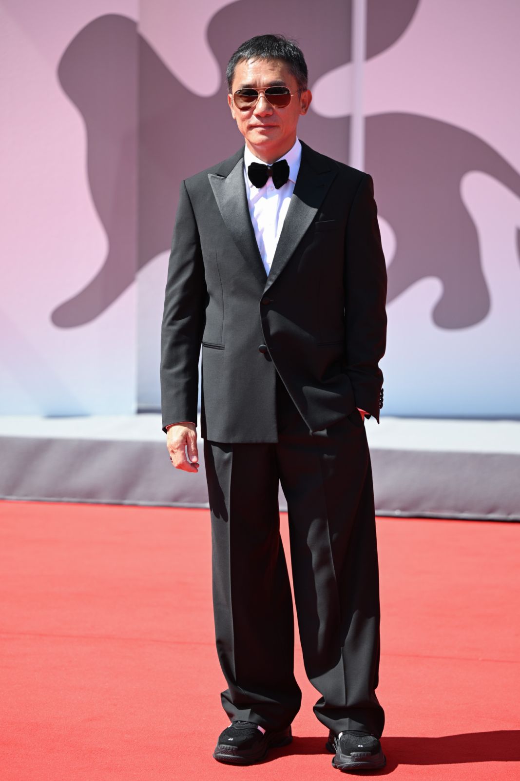 VENICE, ITALY - SEPTEMBER 02: Tony Leung Chiu-Wai attends a red carpet for the Golden Lion For Lifetime Achievement & the movie "The Lion's Share: A History Of The Mostra" at the 80th Venice International Film Festival on September 02, 2023 in Venice, Italy. (Photo by Stephane Cardinale - Corbis/Corbis via Getty Images)