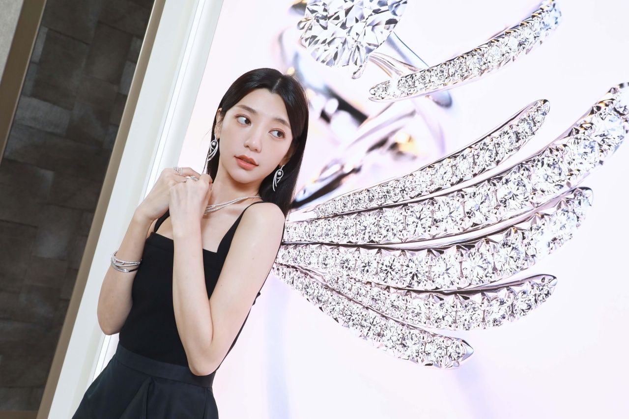 女星郭雪芙出席Hearts On Fire Vela系列新作品發表會活動。(Photo: Hearts On Fire)