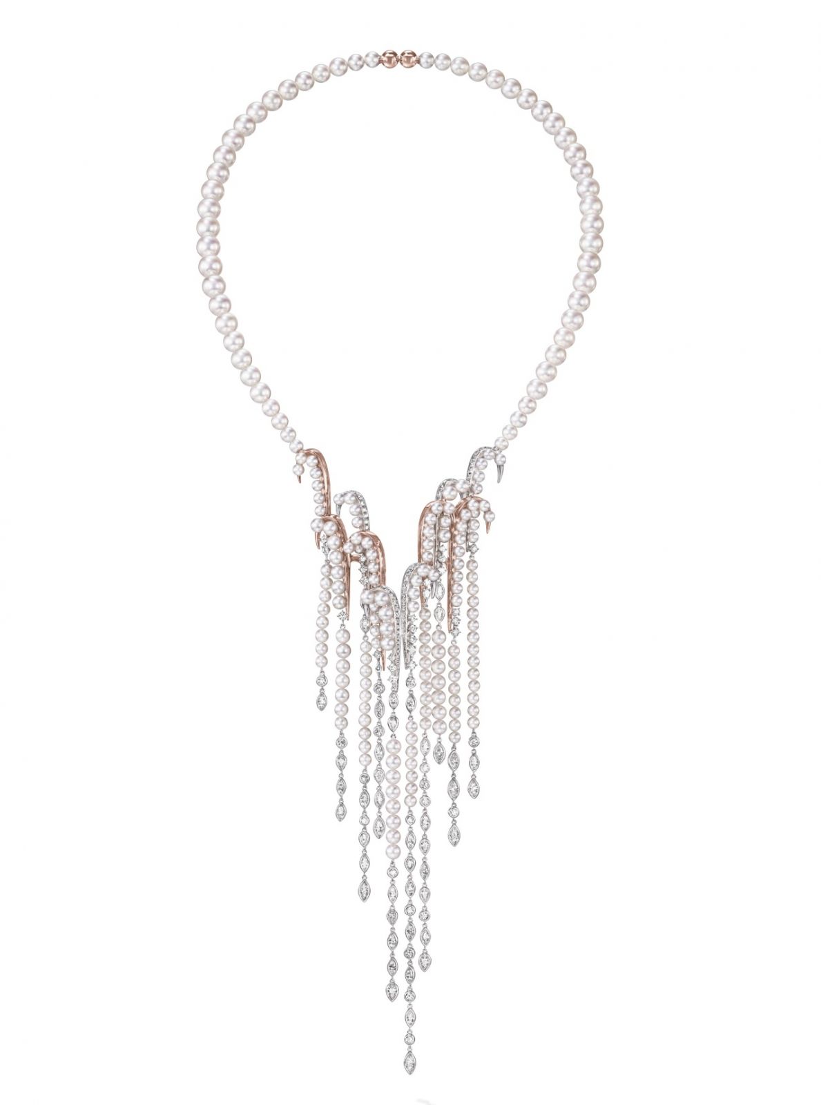 TASAKI Atelier Waterfall 項鍊。(Photo: TASAKI)