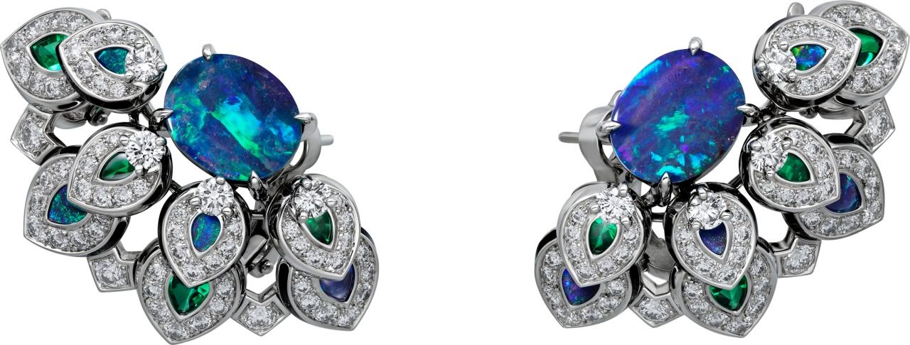 Ocelle蛋白石耳環。(Photo: Cartier)
