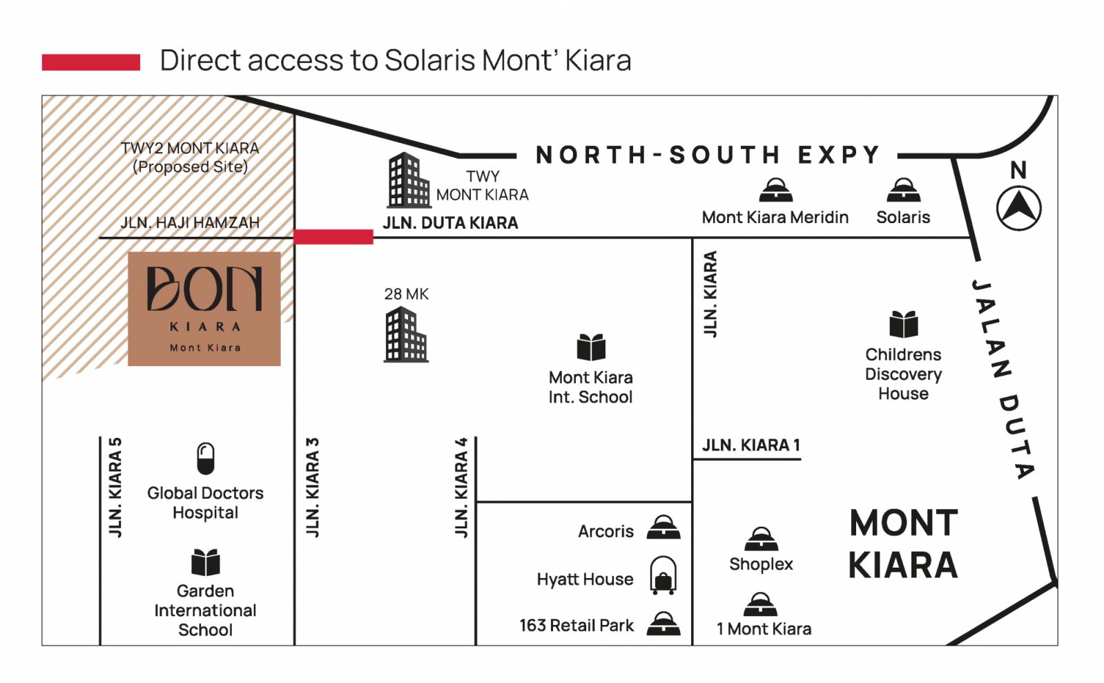 The new link will allow for direct access to Solaris Mont'Kiara
