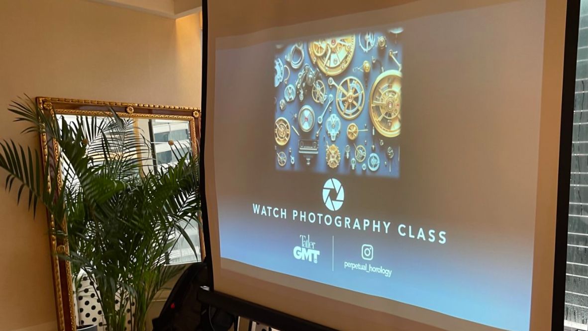 Watch Photography Class at Tatler House in Hong Kong (Photo: courtesy of Steven Ho/Perpetual Horology)