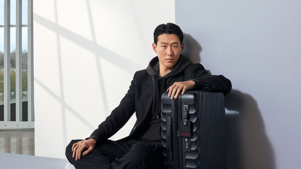 Son Heung-min with Tumi-H