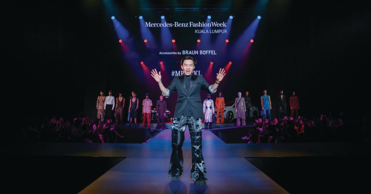 Designer Dickson Lim at Mercedes- Benz Fashion Week in Kuala Lumpur (Photo: courtesy of Dickson Lim)