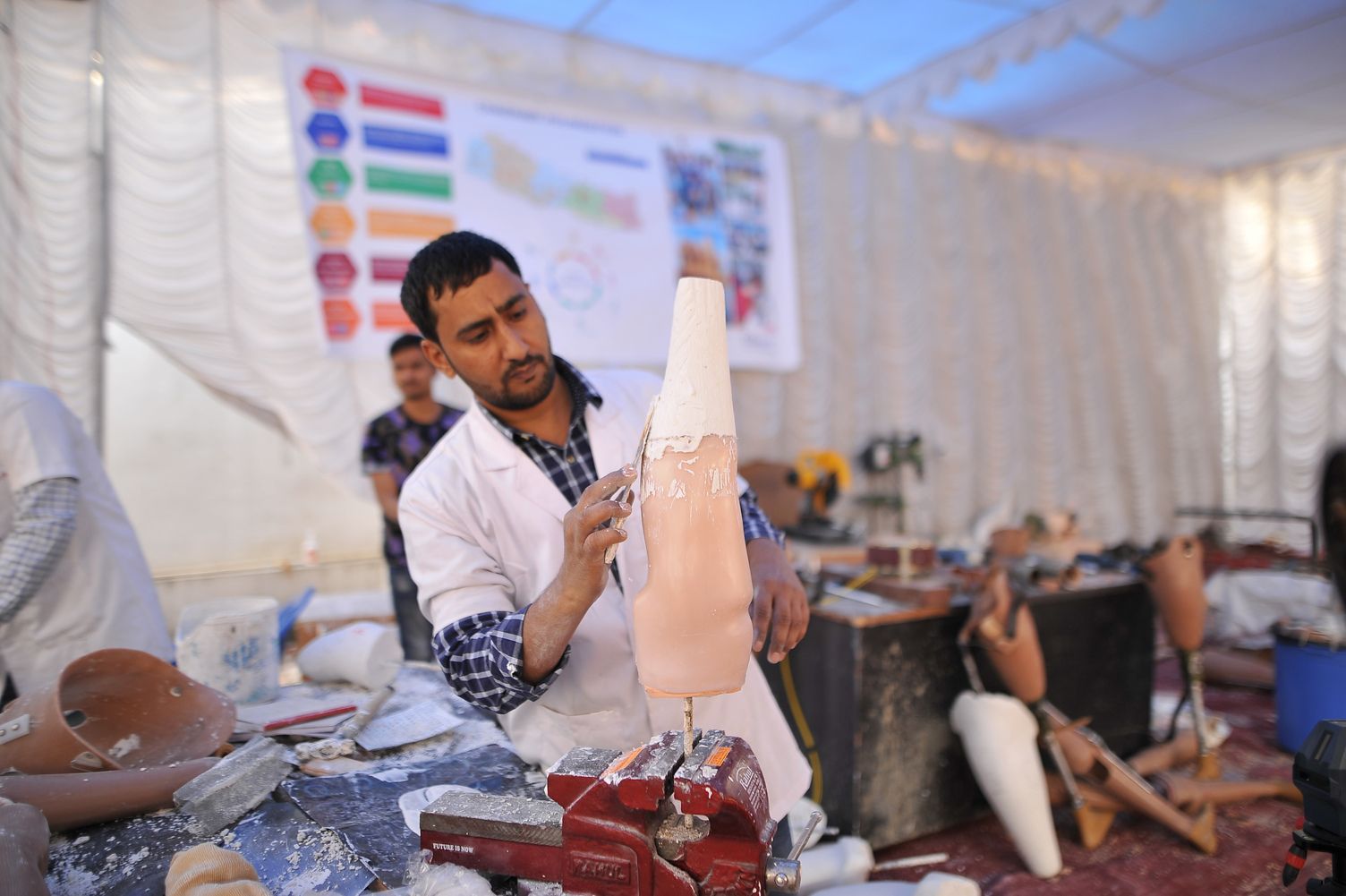 The Chaudhary foundation has helped fund philanthropic endeavours including helping hundreds of disabled people in Nepal (Photo: Getty Images)