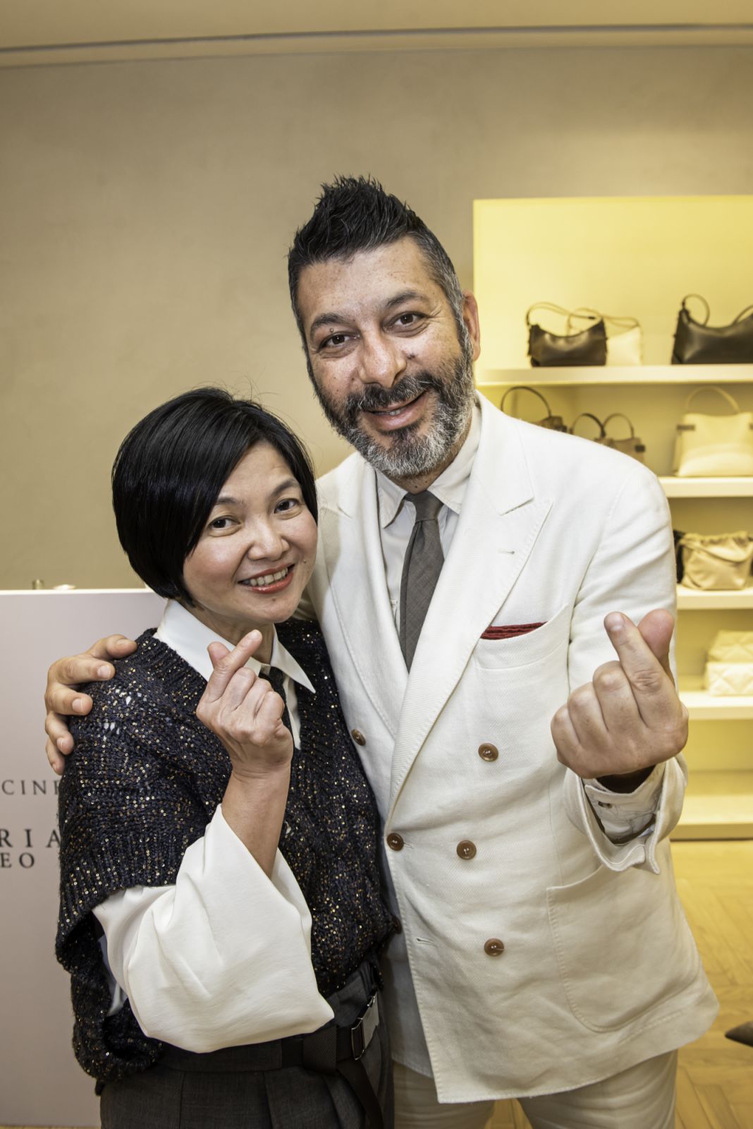 Nelly Ngadiman and Antonio Ciampi