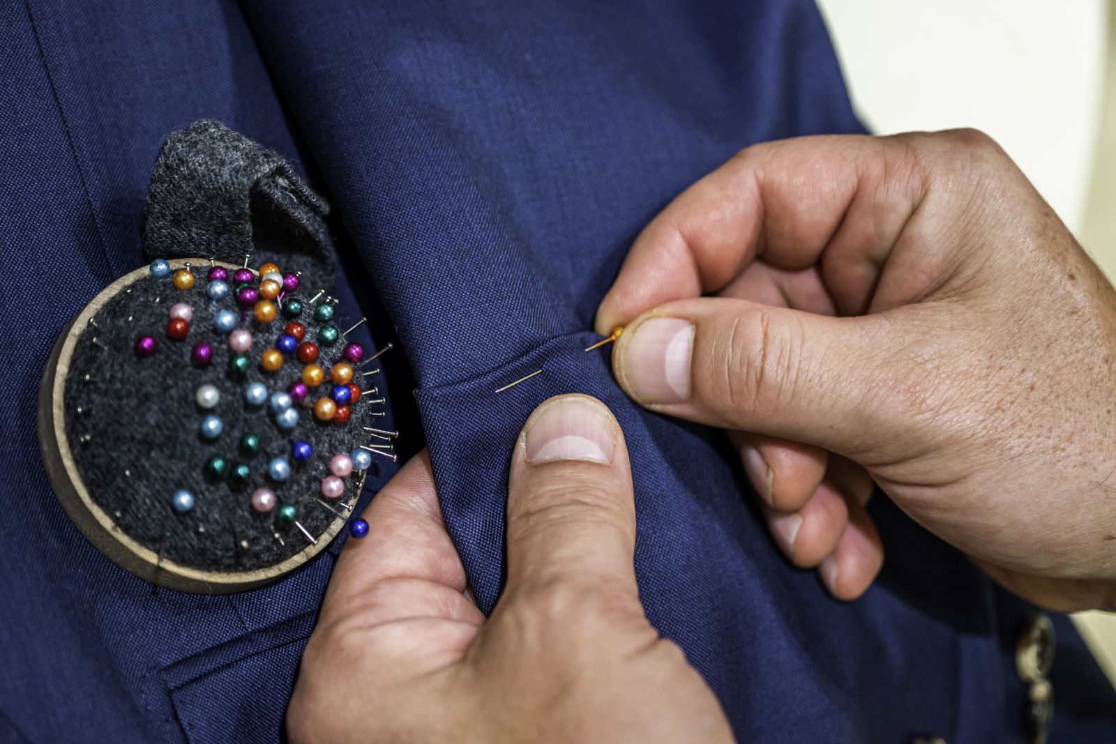 Ensuring the garment is fitted perfectly and then measured