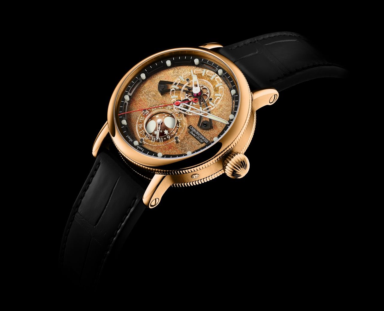 Chronoswiss Space Timer Jupiter，以木星為主題、限量50枚的太空主題腕錶。（Photo: Chronoswiss）