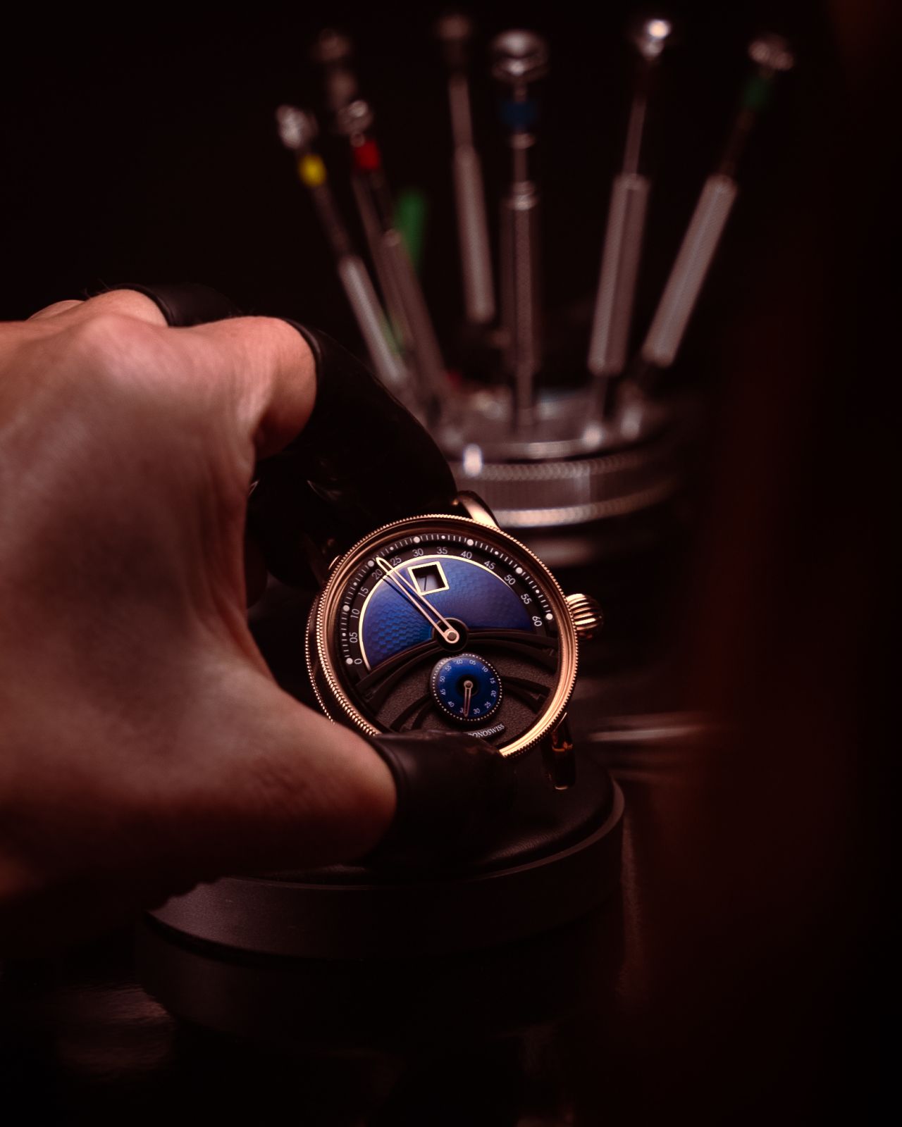 Chronoswiss Delphis Oracle德爾菲神諭，是品牌創立40週年紀念作品，隨CEO一同來台。（Photo: Chronoswiss）