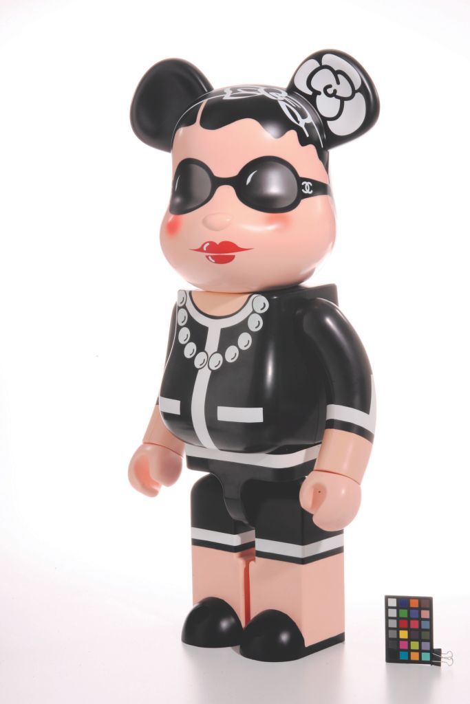 Chanel Bearbrick Doll (Photo by Robert Mitra/WWD/Penske Media via Getty Images)