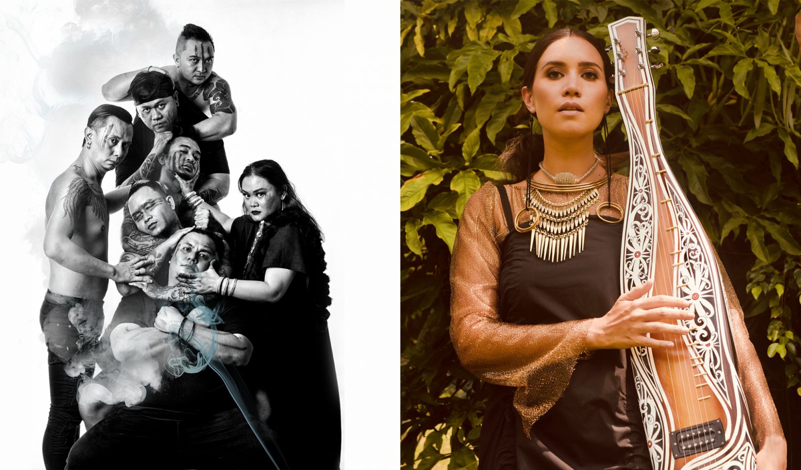 From left to right: Kulleh Grasi and his band Nading Rhapsody; Alena Murang (Photo: Raiz the Photographer; Clash Donerin)