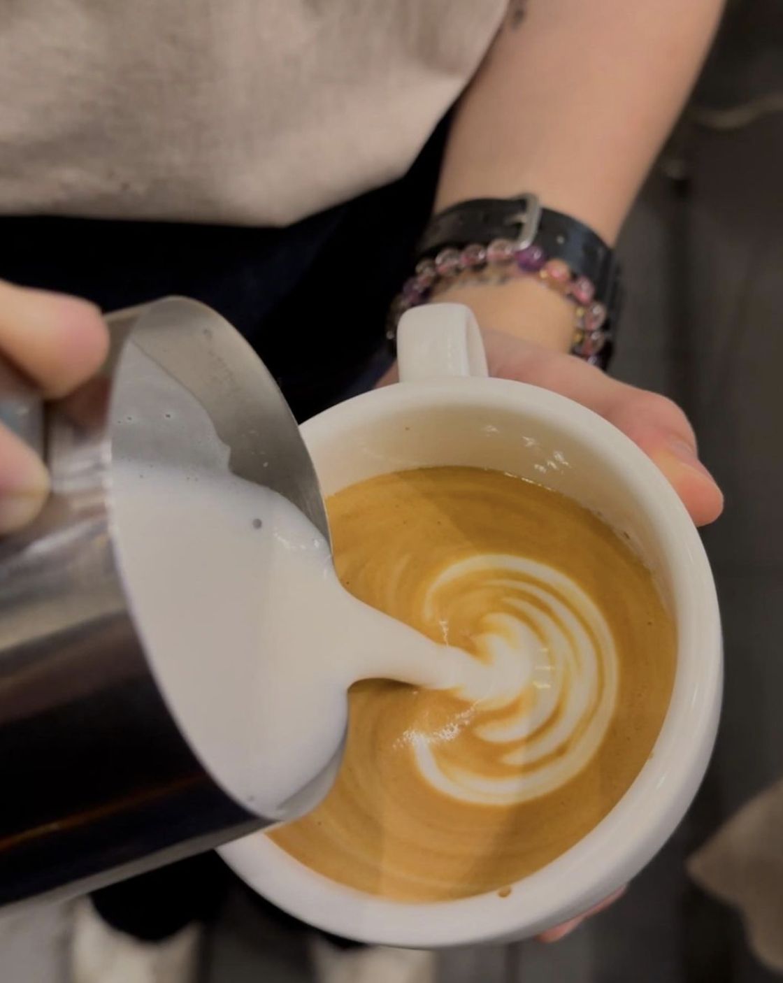 Coffee at Roots & Bliss Café (Photo: Instagram / @rootsnbliss.kch)