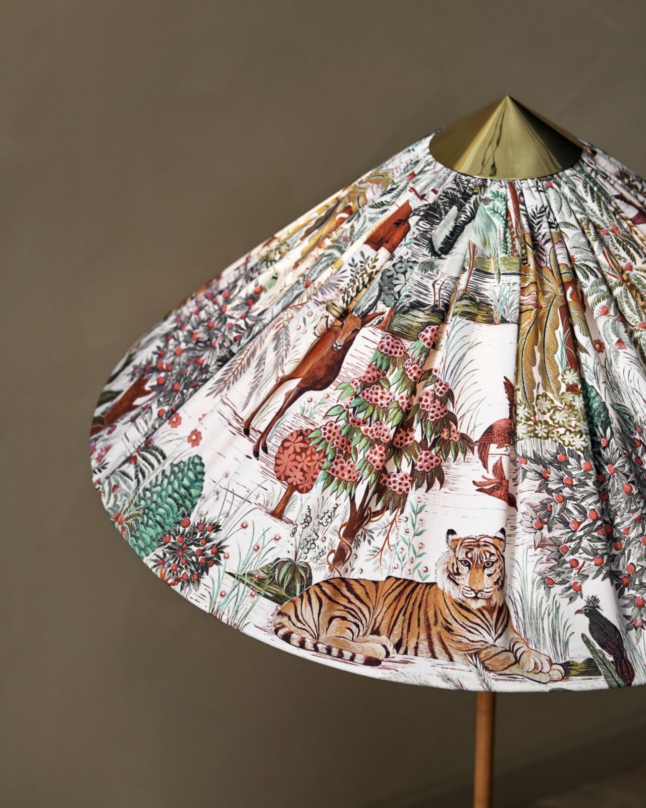 Gubi’s Floor lamp in Maison Pierre Frey textile